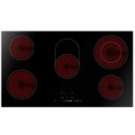 Midea Built-In Ceramic Hob 5 Burners 90 cm - Black - MCHV848