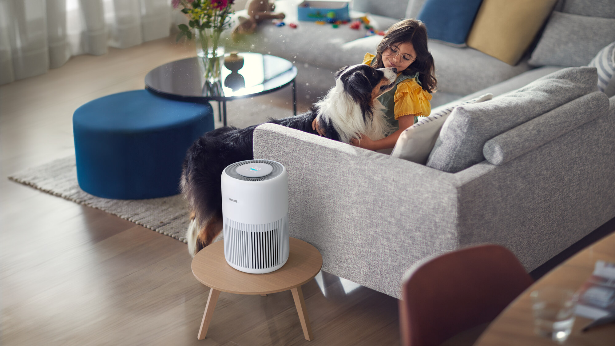 Philips Air Purifier PureProtect Mini - 65 m2, HEPA, Sleep Mode, Child Lock, Compact, White - AC0920/10 8 air purifiers ac0920 10 8