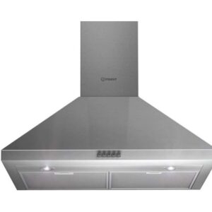 Indesit Free-Standing Wall Mounted Chimney Cooker Hood 3 Speeds - Silver - IHP6.5CMIX