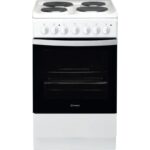 Indesit Free-standing Electric Oven 50cm - White - IS5E4KHW
