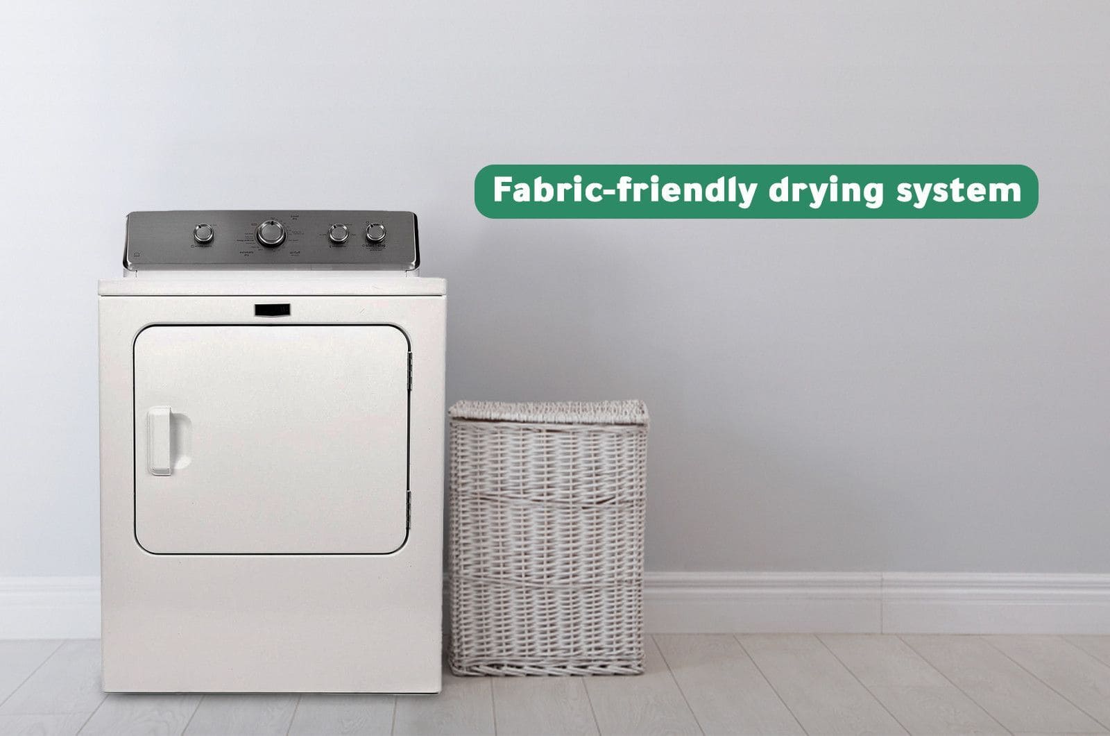 Maytag Dryer Front Load - Air Vented - 7 Kg Drying - 15 Programs - White - 4KMEDC440JW 1 4KMEDC440JWeng 1