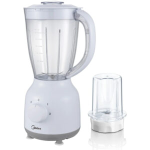 Midea Blender 2 Speeds 1.5 L with Grinder - White - MJBL40G1