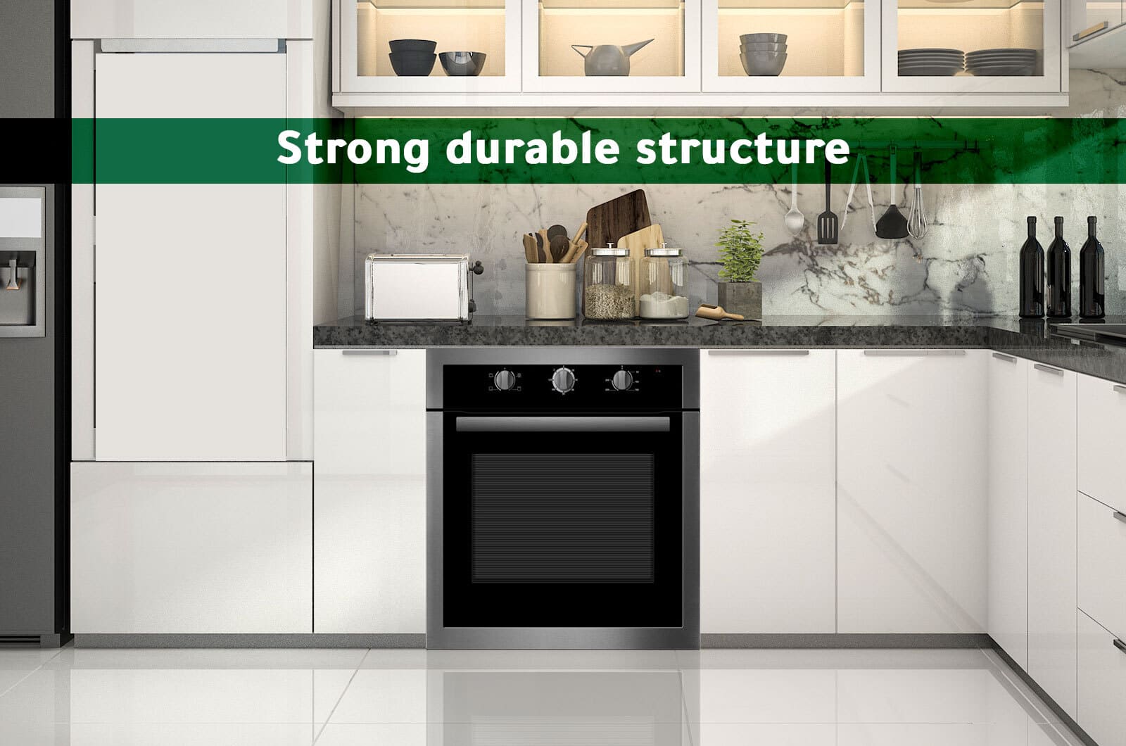 Midea Built-In Electric Oven - 70 Liters - Black - 59.5x59.5 cm 3 65CME10104eng 3