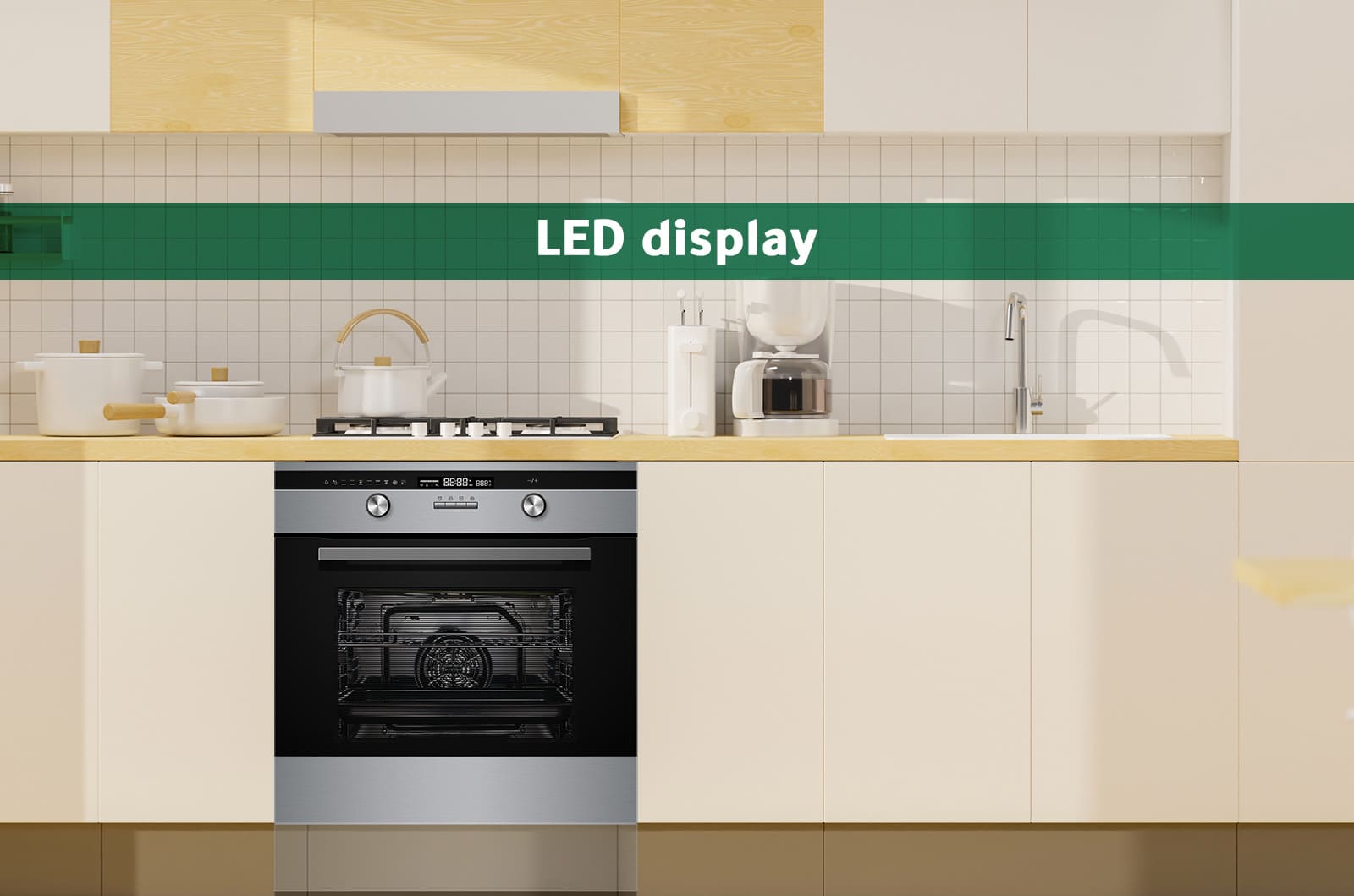 Midea Built-In Electric Oven - 70 Liters - Black - 59.5x59.5 cm 1 65DAE40139eng 1