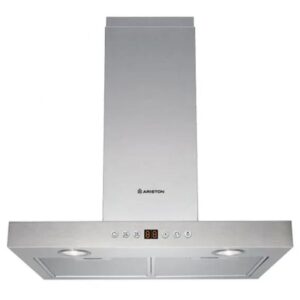 Ariston Free-Standing T-Box Chimney Cooker Hood 3 Speeds - Silver - HNB6.7ADX