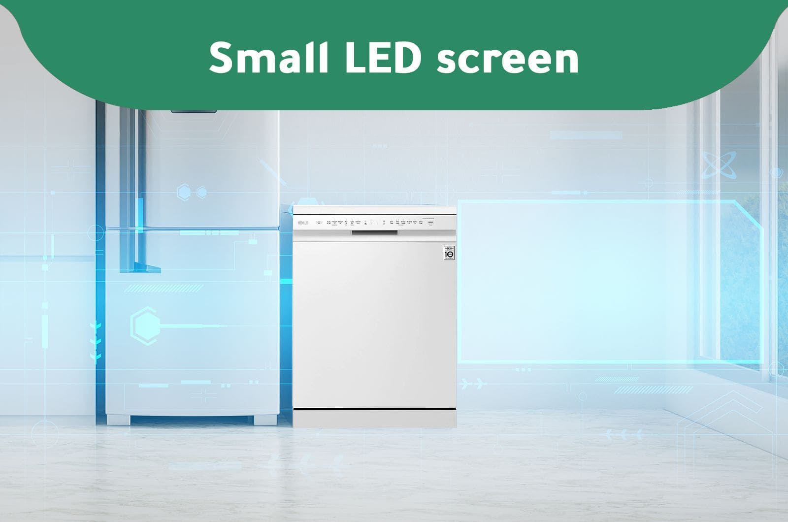 LG Dishwasher - 9 Programs - 14 Place Settings - White - DFB512FW 3 DFB512FWeng 3