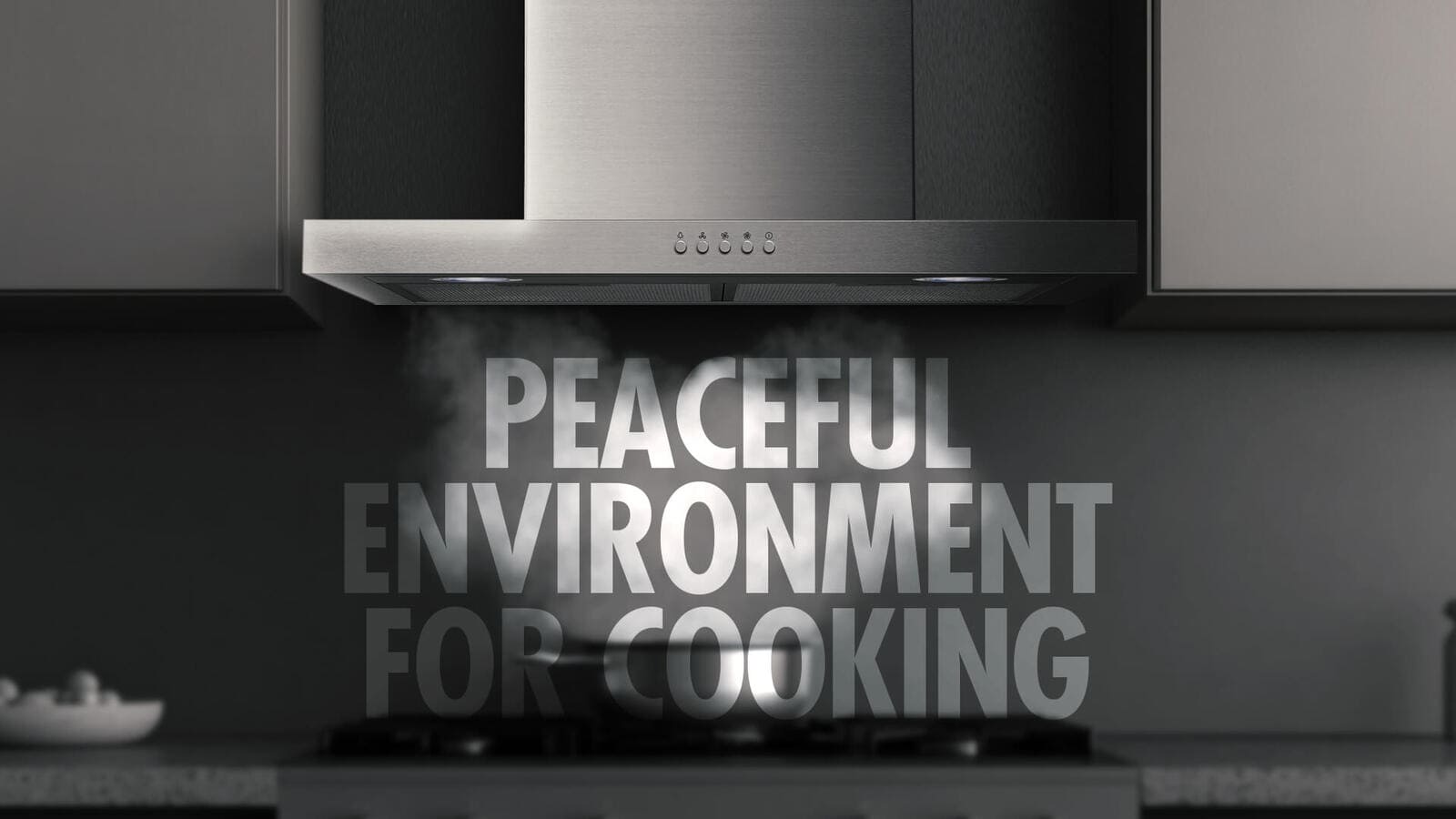 Midea Free-standing Tbox Cooker Hood – 3 Speeds – Silver 3 E60MEW2M19eng 3