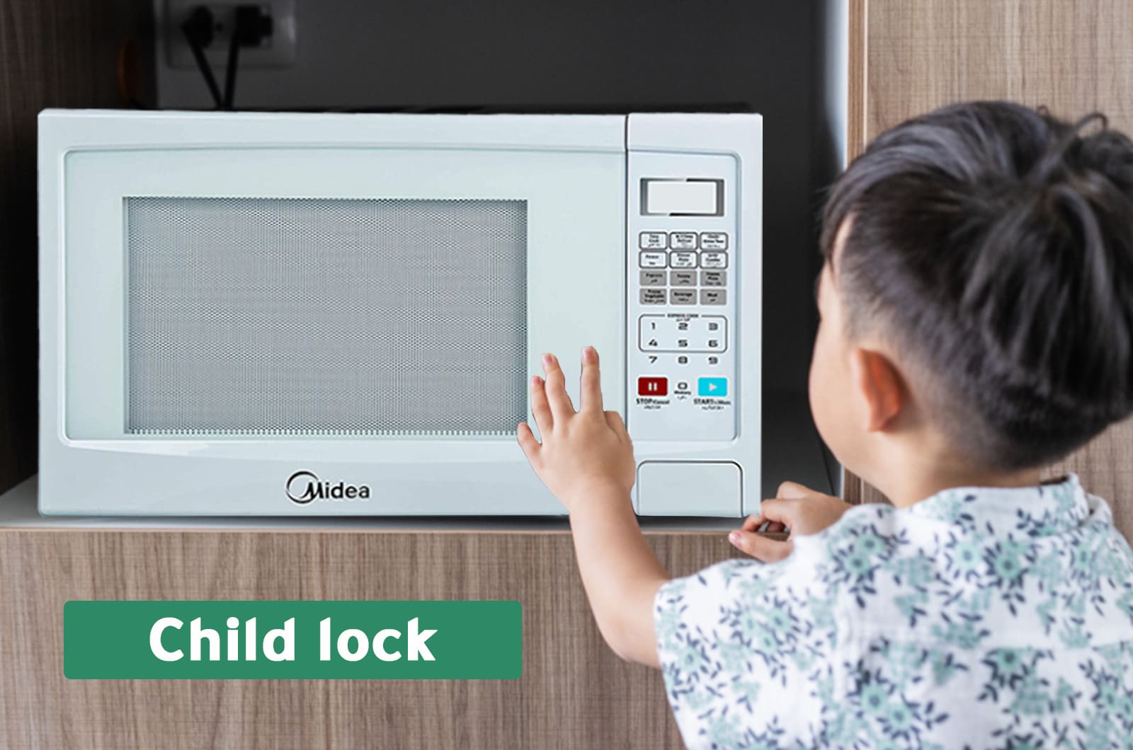 Midea Microwave Oven With Grill - 42 Liters - 1100 Watt - White 3 EG142AWIWeng 3