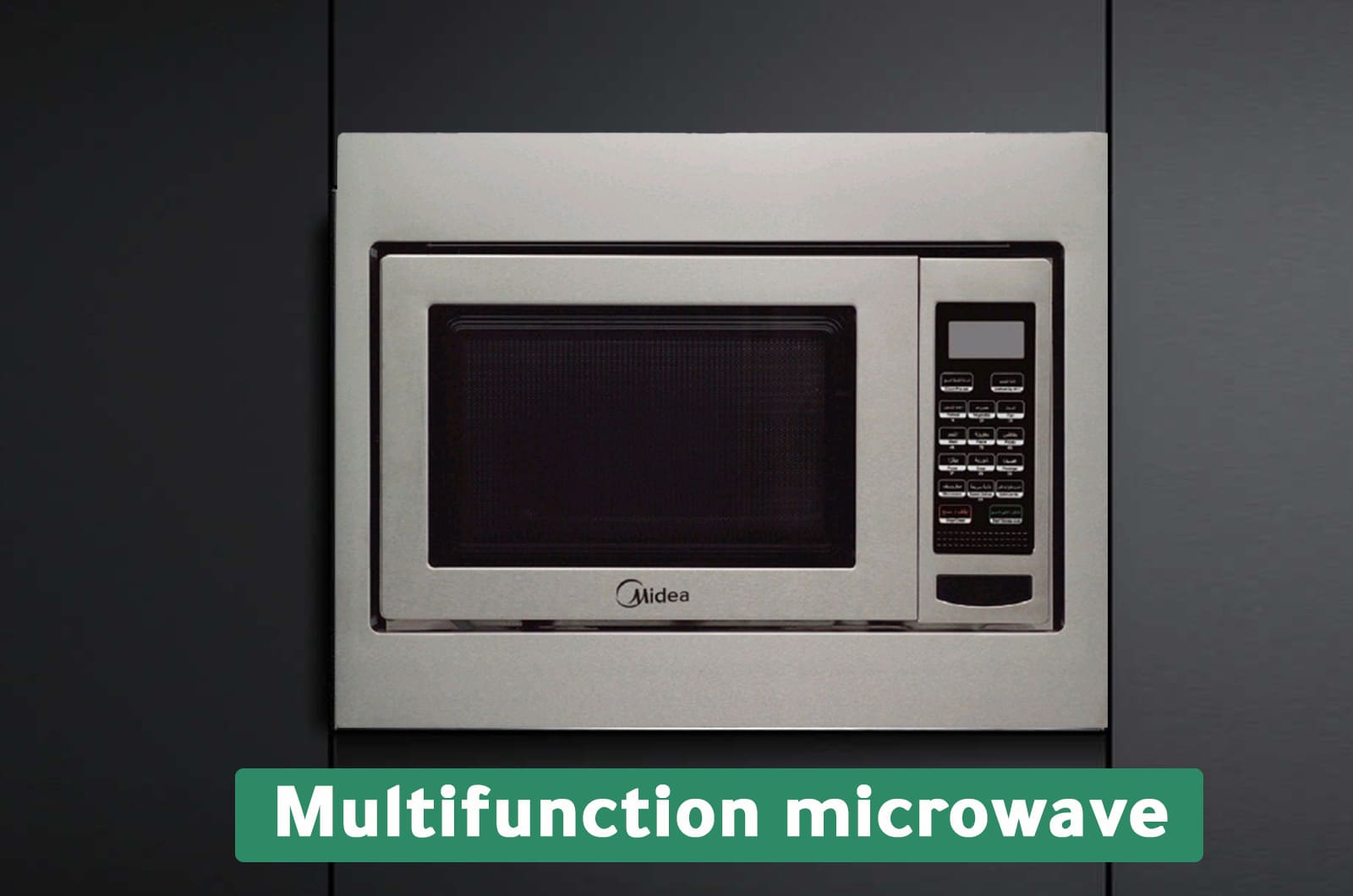 Midea Electric Built-In Microwave With Grill - 30 Liters - 900 Watt - grey 2 EG930BSAeng 2