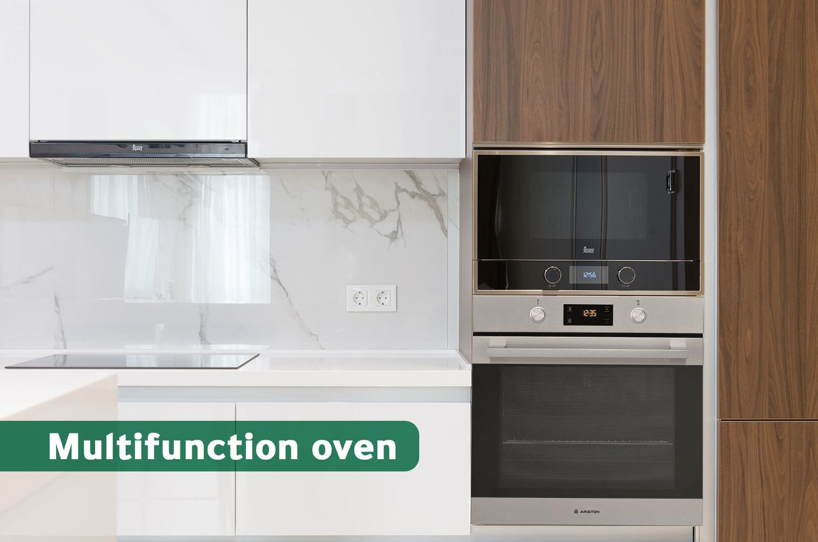 Ariston Built-in Oven - 8 programs - grey - 59x60 cm 1 FA5844JHIXAeng 1