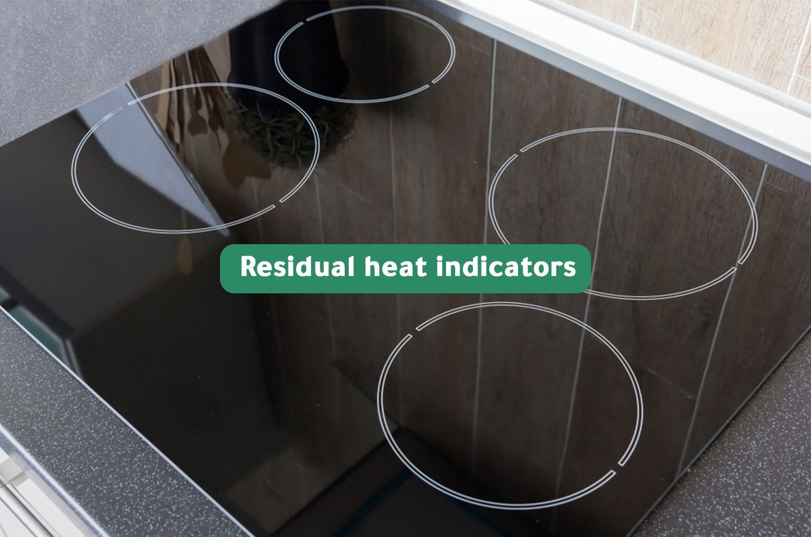 Ariston Electrical Built-In Hob - 4 Heat Zones - Black - 51x60 cm 2 HR611CAeng 2