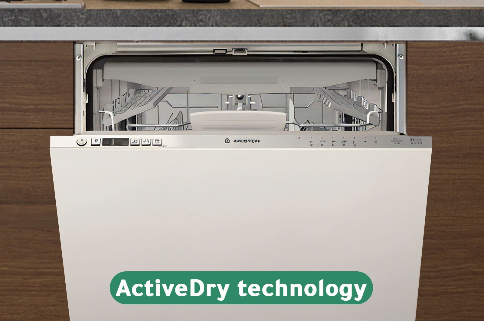 Ariston Built-in Dishwasher - 6 Programs - 14 Place Settings - Grey - LIC3C26C60HZ 2 LIC3C26C60HZeng 2