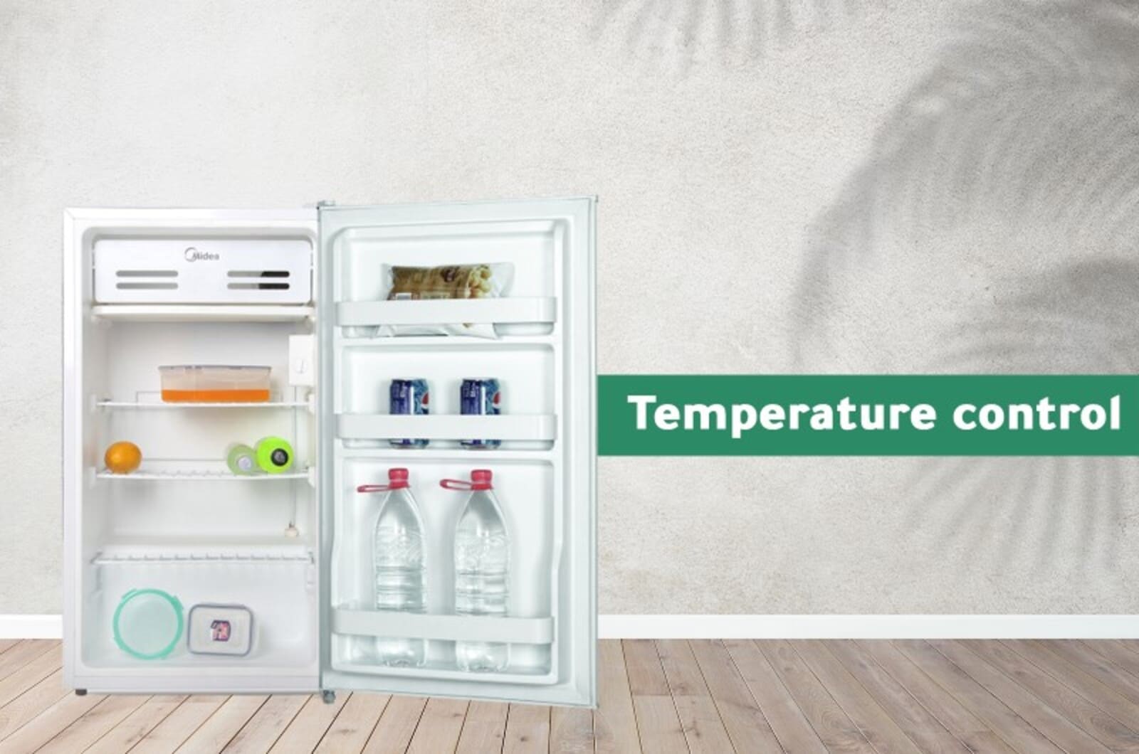 Midea Refrigerator - Single Door - 3 Cubic Feet - White - MDRD133FGU01 1 MDRD133FGU01eng 1