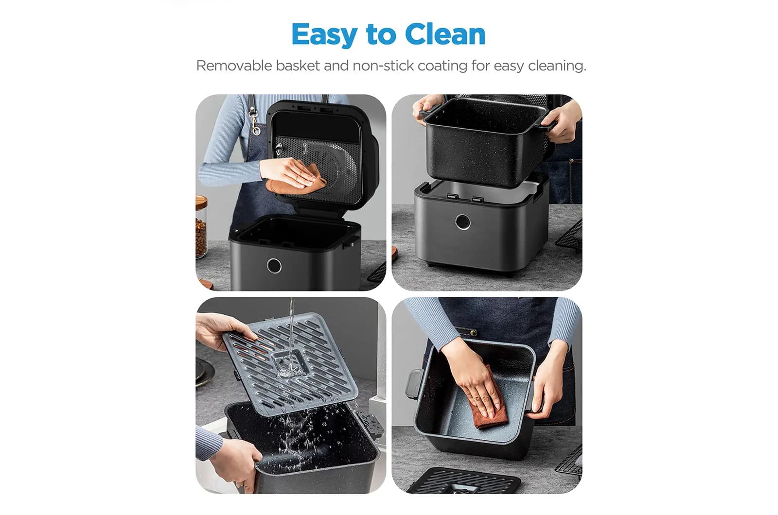 Midea Air Fryer - 7 L - 1650W - MF-CY75A2 3 MFCY75A2eng 3