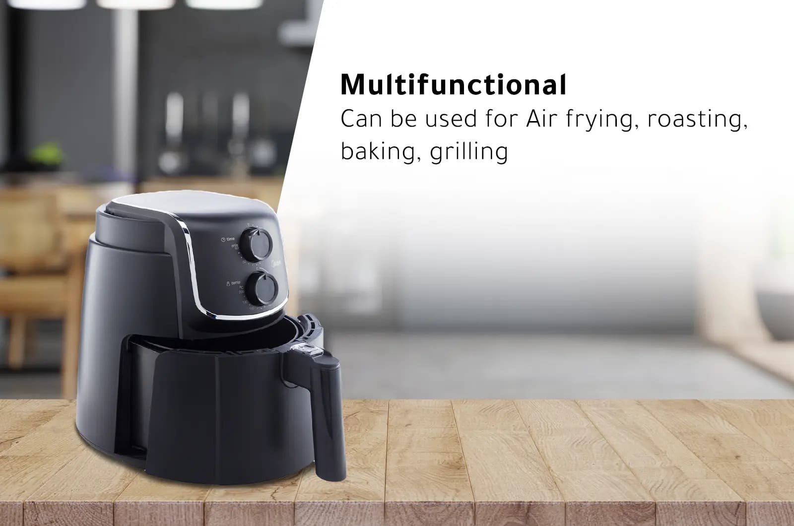 Midea Air Fryer - 4.76L - 1500W - MF-TN40D 2 MFTN40D2eng 2