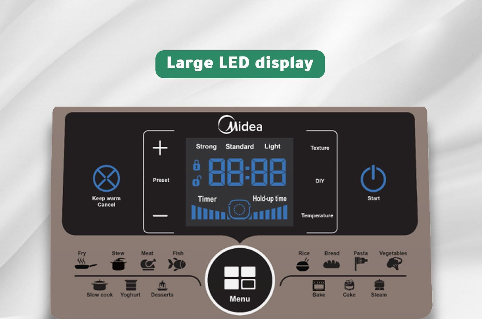Midea Multi-Functional Cooker - 14 Programs - 6 liters - 1000 watt - White 3 MYSS6062ENG 3