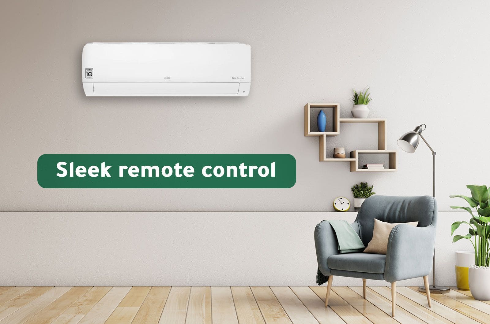 LG Air Conditioner Split Fresh - 21500 BTU - Dual Inverter Hot-Cold 3 NF242H3SK1eng 3