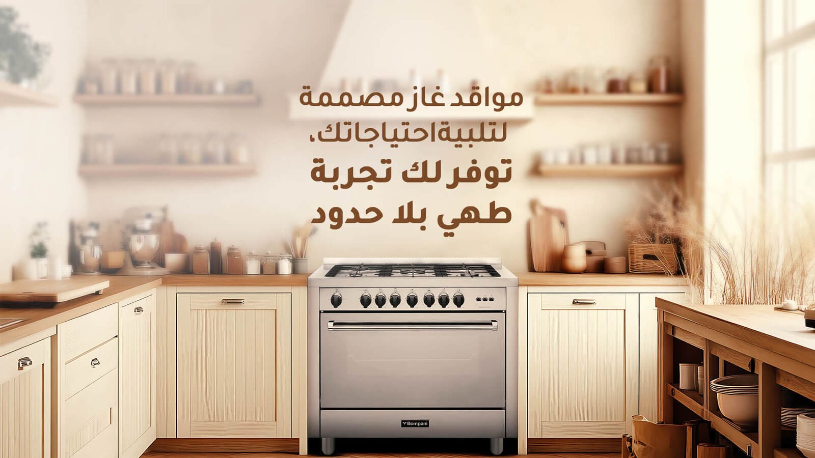 بومباني فرن غاز ستانلس ستيل - 119 لتر - 5 شعلات - فضي - TECH100.GG5TCIX 2 TECH100.GG5TCIXar 2