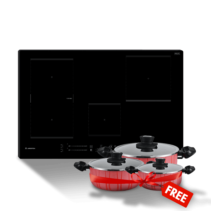 Ariston Induction Built-In Hob 4 plates – Black – 5.4x77x51 cm