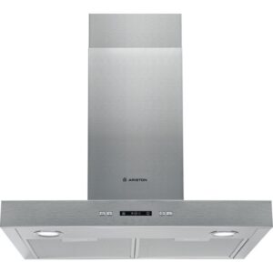 Ariston Wall Mounted Cooker Hood 3 Speeds - Silver - AHBS6.7FALX