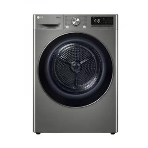 مجففة ملابس إل جي تحميل أمامي - 10 كغ - 14 برامج - فضي